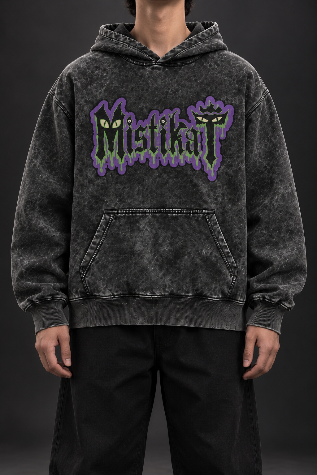 Mistikat – Acid Wash Hoodie